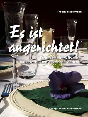 cover image of Es ist angerichtet!
